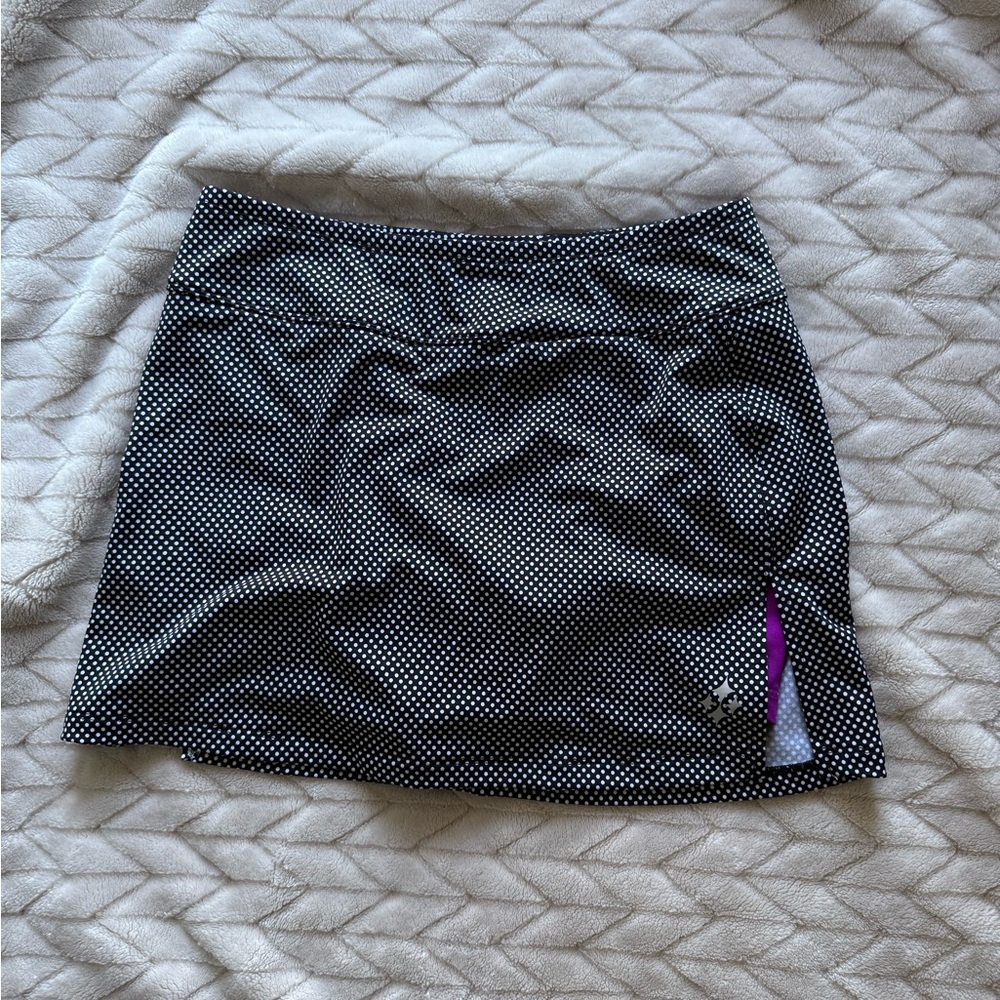Jofit Black and White Dotted with Purple Lining